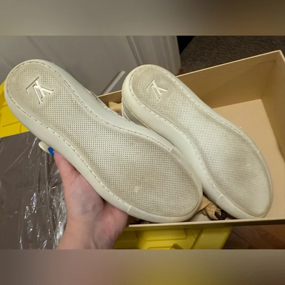 Louis Vuitton Murakami Multi-Color Monogram Leather Shoes - size 5.5W (4M) - Picture 6 of 8